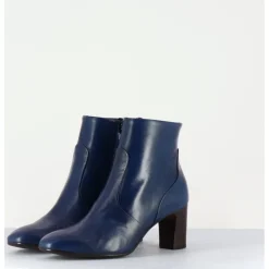 Outlet GARRICE LAB Boots en cuir bleu souple - F570 MARINE