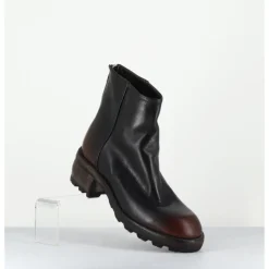 Sale SHOTO Boots en cuir effet vieilli - 51772 NEVADA WASHED MARRON