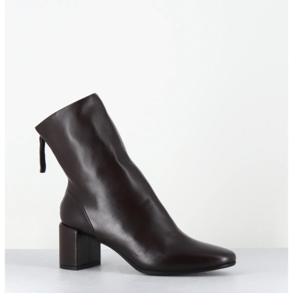 Discount HALMANERA Boots en cuir souple à talon - BETA26 BARON T MORO MARRON