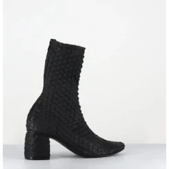 New GARRICE LAB Boots en cuir élastiqué - GATSBY ELASTICO NERO NOIR