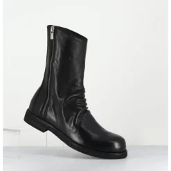 Clearance OFFICINE CREATIVE Boots en cuir lavées à zip - BULLA DD 306 T.NERO NOIR