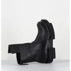 Online SDM Boots en cuir légères semelle déstructurée - GURA VITELO NERO NOIR