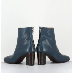 Sale LA BOTTEGA DI LISA Boots en cuir souple - 5540 GLAM BLU BLEU