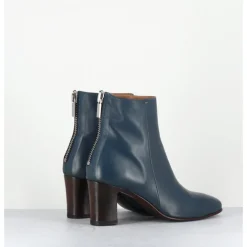 Sale LA BOTTEGA DI LISA Boots en cuir souple - 5540 GLAM BLU BLEU