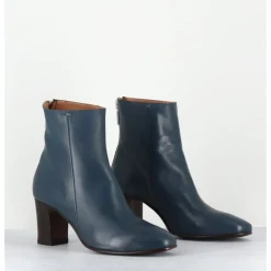 Sale LA BOTTEGA DI LISA Boots en cuir souple - 5540 GLAM BLU BLEU
