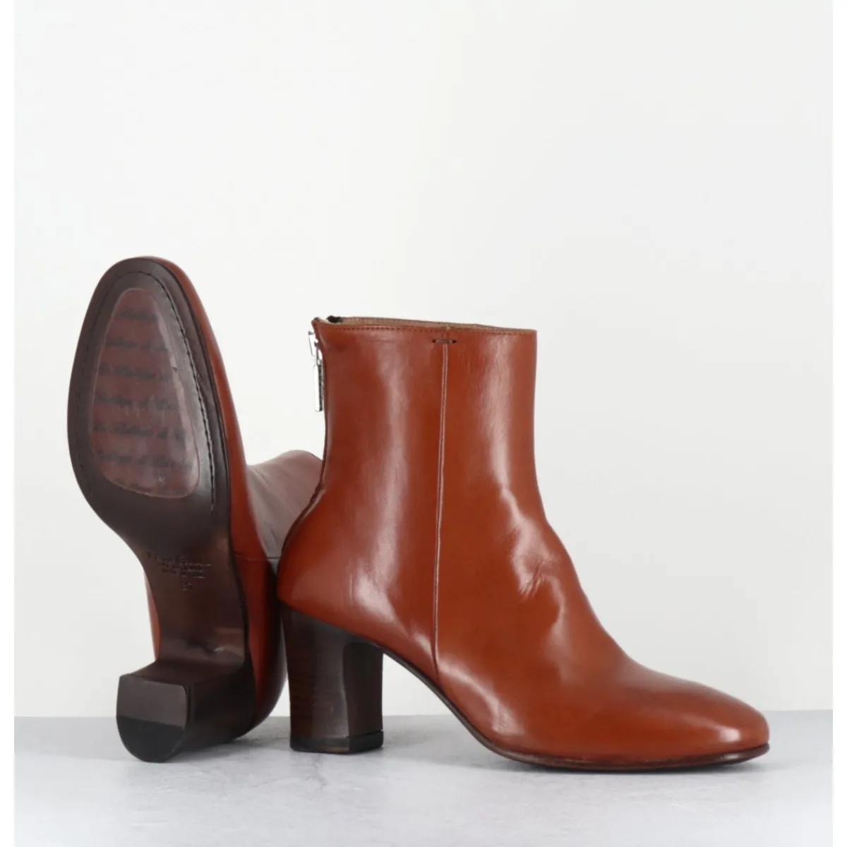 Clearance LA BOTTEGA DI LISA Boots en cuir souple - 5540 GLAM COLONIALE CAMEL