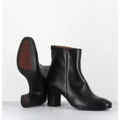 Online LA BOTTEGA DI LISA Boots en cuir souple - 5540 GLAM NERO NOIR