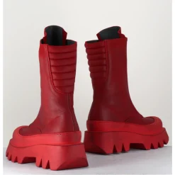 Hot LOFINA Boots en cuir souple à zip - 2682 ROSSO ROUGE