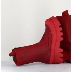 Hot LOFINA Boots en cuir souple à zip - 2682 ROSSO ROUGE