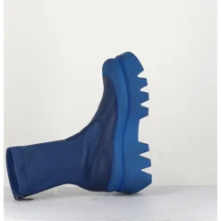 LOFINA Boots en cuir stretch - 2662 INDEMONIAT BLEU