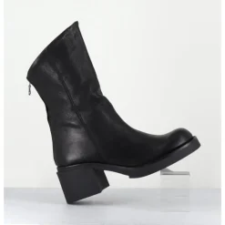 Online GARRICE LAB Boots légères esprit biker en cuir - YAMA LAVATO NERO NOIR