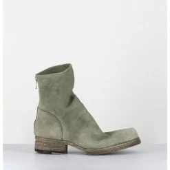 Best SHOTO Boots ligne avant-garde en daim lavé kaki - 51798 VERDE WASHED