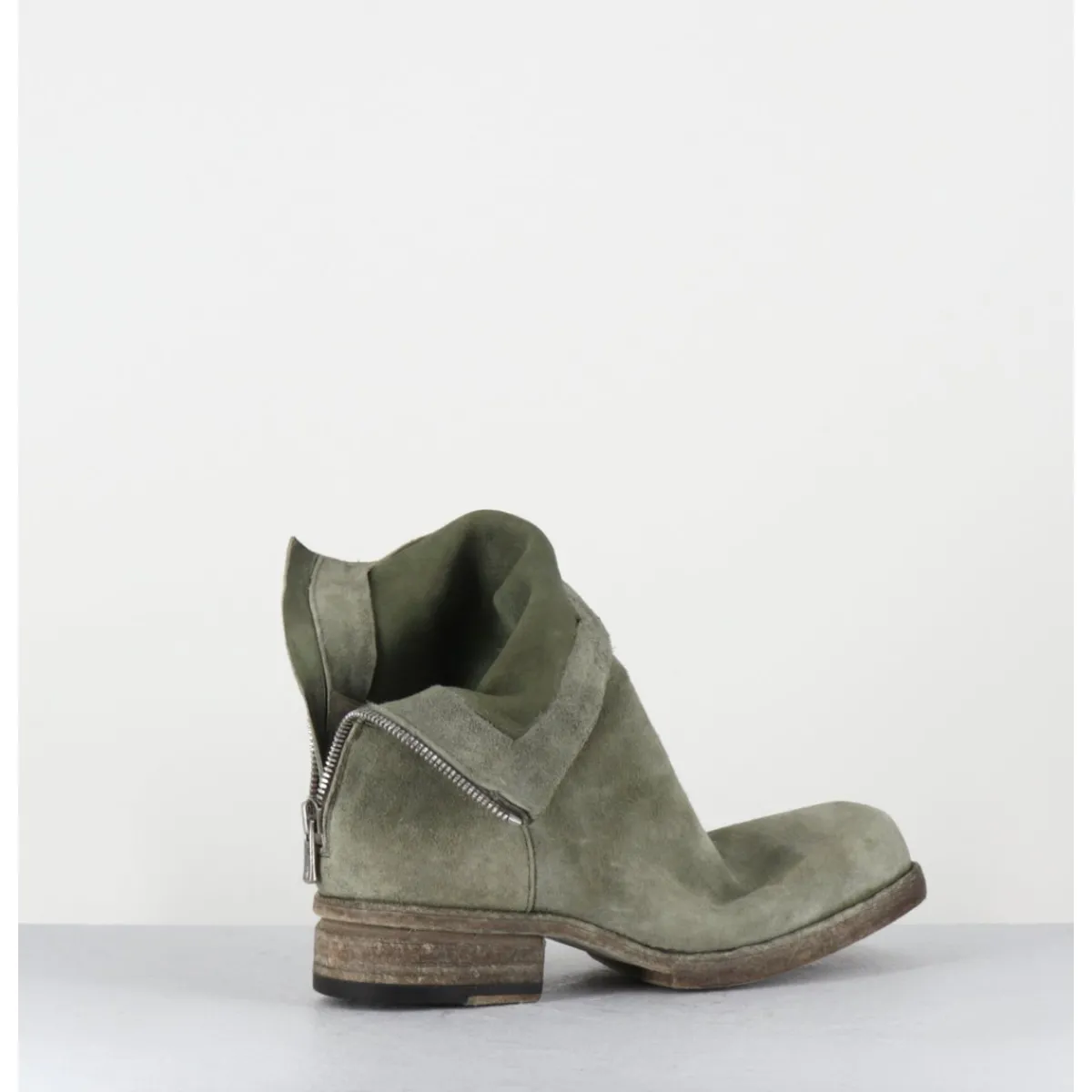 Best SHOTO Boots ligne avant-garde en daim lavé kaki - 51798 VERDE WASHED