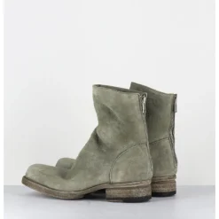 Best SHOTO Boots ligne avant-garde en daim lavé kaki - 51798 VERDE WASHED