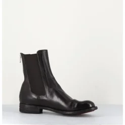 Outlet OFFICINE CREATIVE Boots plates en cuir & élastique - LEXIKON073 MORO MARRON