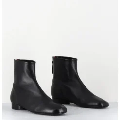 Online HALMANERA Boots plates en cuir souple -PAM26 BARON NERO NOIR
