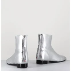 Discount HALMANERA Boots plates 60s en cuir - PAM26 MET O ARGENT