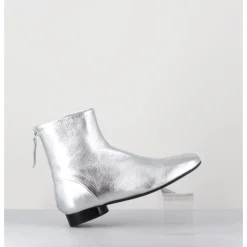 Discount HALMANERA Boots plates 60s en cuir - PAM26 MET O ARGENT