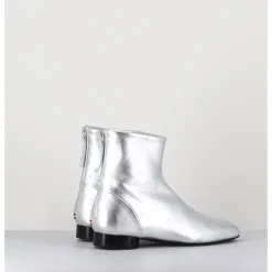 Discount HALMANERA Boots plates 60s en cuir - PAM26 MET O ARGENT