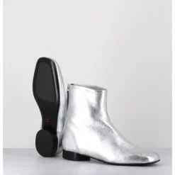 Discount HALMANERA Boots plates 60s en cuir - PAM26 MET O ARGENT