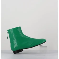 Best HALMANERA Boots plates 60s en cuir souple - PAM26 GLASE MELA VERT