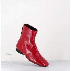 Sale HALMANERA Boots plates 60s en cuir souple - PAM26 GLAZE PASSION ROUGE