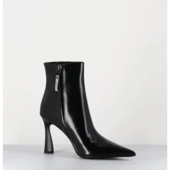 Hot PREMIATA Boots pointues talon haut cuir glacé - M6594 SPLENDID NERO NOIR