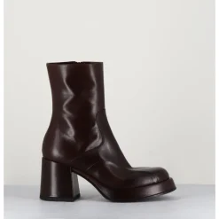 Best GARRICE LAB Boots 70s en cuir - ARCHI MORO MARRON