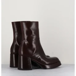 Best GARRICE LAB Boots 70s en cuir - ARCHI MORO MARRON