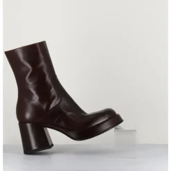 Best GARRICE LAB Boots 70s en cuir - ARCHI MORO MARRON