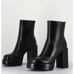 Hot GARRICE LAB Boots 70s en cuir - AIKO NAPPA NERO NOIR