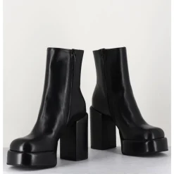 Hot GARRICE LAB Boots 70s en cuir - AIKO NAPPA NERO NOIR