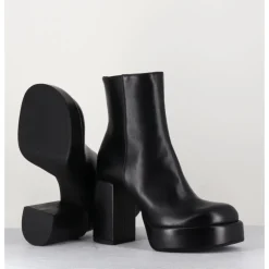 Hot GARRICE LAB Boots 70s en cuir - AIKO NAPPA NERO NOIR