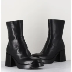 Best GARRICE LAB Boots 70s en cuir - ARCHI NERO NOIR