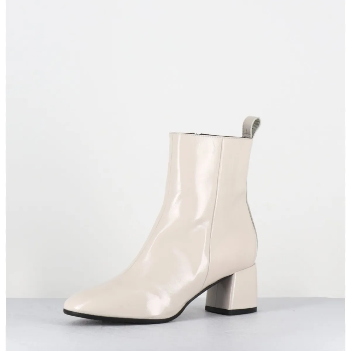 Sale GARRICE LAB Boots 60s en cuir souple crème - SAMUI3 VERLUX MILK