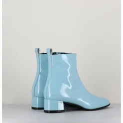 Online GARRICE LAB Boots 60s en cuir vernis - JANE VERNICE FAEDA BLEU