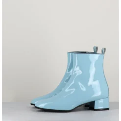 Online GARRICE LAB Boots 60s en cuir vernis - JANE VERNICE FAEDA BLEU