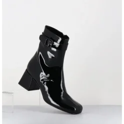 Best ROTTA Boots 60s en cuir vernis - XERT VERNICE BLACK NOIR