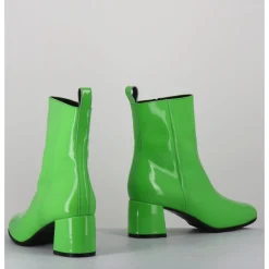 GARRICE LAB Boots 60s en cuir vernis - SAMUI4 VERNICE VERDE VERT