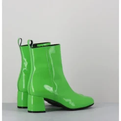 GARRICE LAB Boots 60s en cuir vernis - SAMUI4 VERNICE VERDE VERT