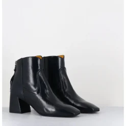 MARA BINI Boots talon recouvert en agneau marine - T247 SETA BLU BLEU