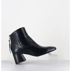 MARA BINI Boots talon recouvert en agneau marine - T247 SETA BLU BLEU