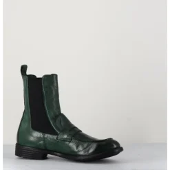 Best OFFICINE CREATIVE Boots-mocassins chelsea en cuir bouteille - MARS 142 BOUTEILLE VERT