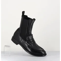 Sale OFFICINE CREATIVE Boots-moccassins chelsea en cuir - MARS 142 NERO NOIR