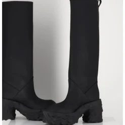 Best PREMIATA Botte cuir mat plateforme texturée - M6315 CUSTO NERO NOIR