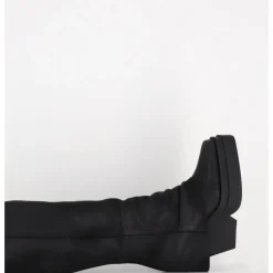 Online SORT AARHUS Bottes à plateforme déstructurée en cuir gras - 6631 GAS NERO NOIR