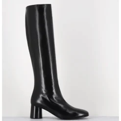 Clearance GARRICE LAB Bottes en agneau plongé talon graphique - GARDONE NAPPA NERO NOIR