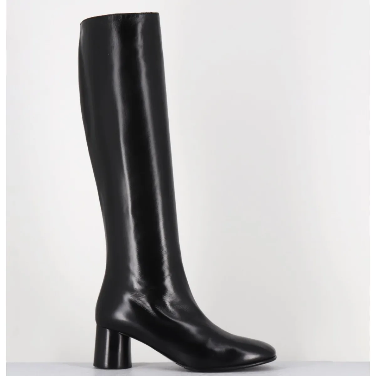 Clearance GARRICE LAB Bottes en agneau plongé talon graphique - GARDONE NAPPA NERO NOIR