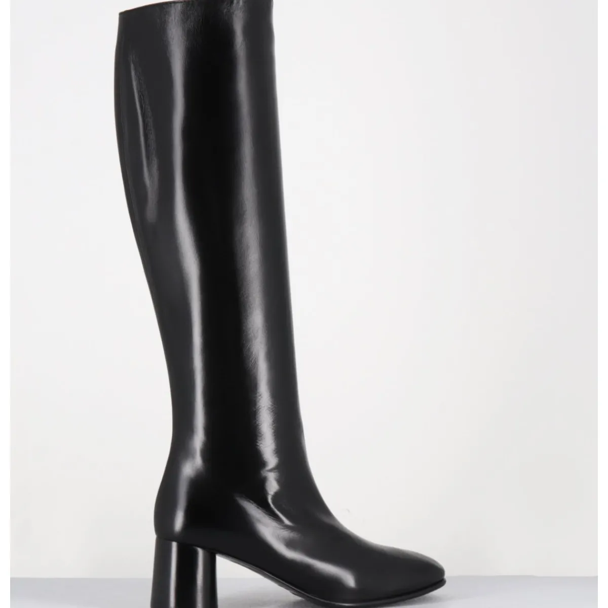 Clearance GARRICE LAB Bottes en agneau plongé talon graphique - GARDONE NAPPA NERO NOIR