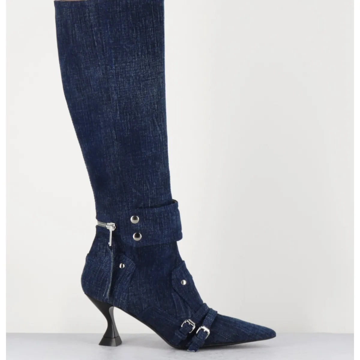 Hot STRATEGIA Bottes en jean bout pointu - A5403-T LOVELY NK JEANS